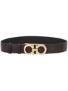 Ferragamo Reversible Hooks Belt In Pattern