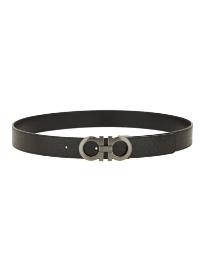 FERRAGAMO REVERSIBLE "HOOKS" BELT