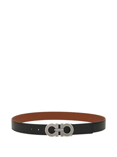 FERRAGAMO REVERSIBLE LEATHER BELT