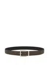 Ferragamo Reversible Leather Belt In Brown