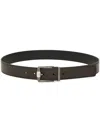 Ferragamo Reversible Leather Belt In Brown