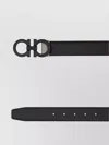 Ferragamo Reversible Leather Belt Buckle Detail