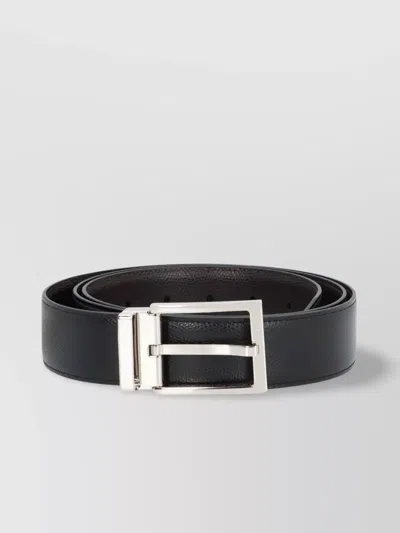 Ferragamo Reversible Leather Belt Gancini