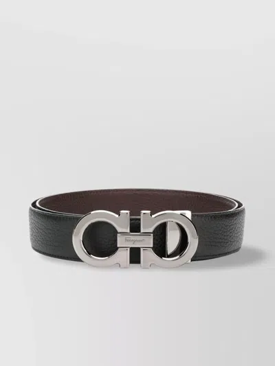 Ferragamo Reversible Leather Belt Gancini Buckle