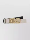 Ferragamo Reversible Leather Belt Gold-tone Buckle In Neutral