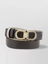 Ferragamo Reversible Leather Belt Gold-tone Buckle
