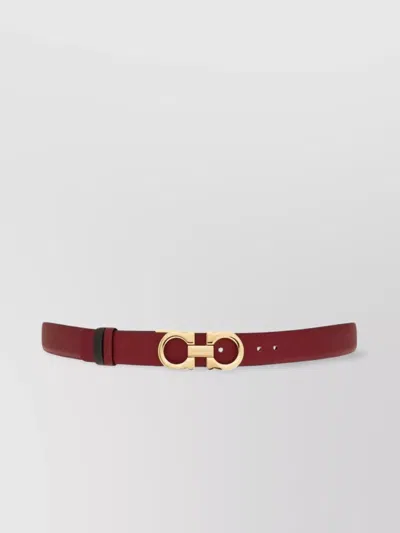 Ferragamo Reversible Leather Gancini Belt