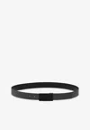 Ferragamo Reversible Logo Leather Belt In Black