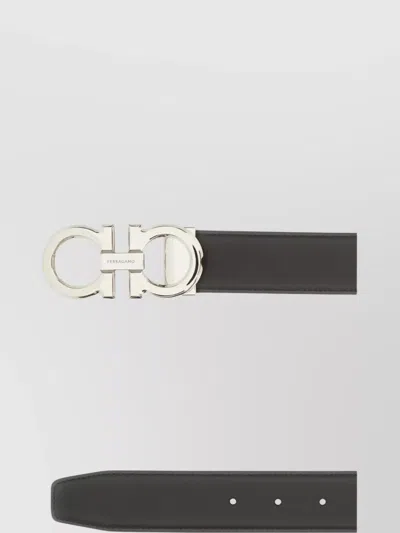 Ferragamo Reversible Smooth Calf Leather Belt