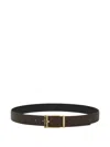 Ferragamo Reversible And Adjustable Belt In Brown