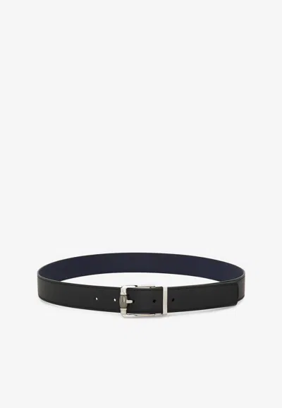 Ferragamo Reversible Two-tone Leather Belt In Brown