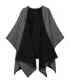 Ferragamo Gancini Cape In Black