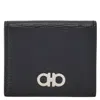 Ferragamo Revival Gancini Coin Purse In Black
