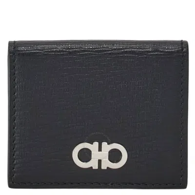 Ferragamo Revival Gancini Coin Purse In Black