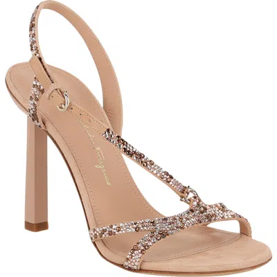 Ferragamo Rhinestone D'orsay Sandal