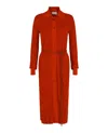 Ferragamo Ribbed Knit Midi Dress