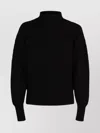 Ferragamo Ribbed Texture Wool Turtleneck Sweater