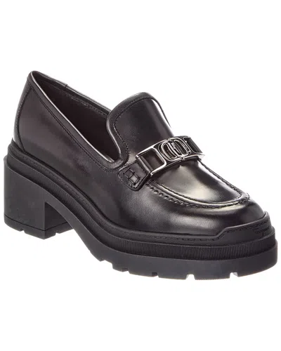 Ferragamo Ridley Leather Loafer In Black