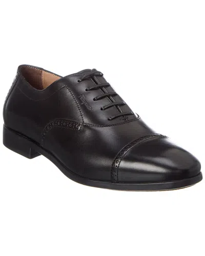 FERRAGAMO FERRAGAMO RILEY LEATHER OXFORD