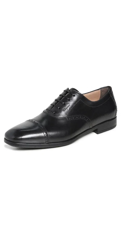Ferragamo Riley Oxford Shoes Nero