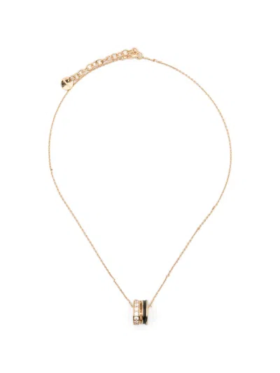 Ferragamo Ring-pendant Necklace In Gold