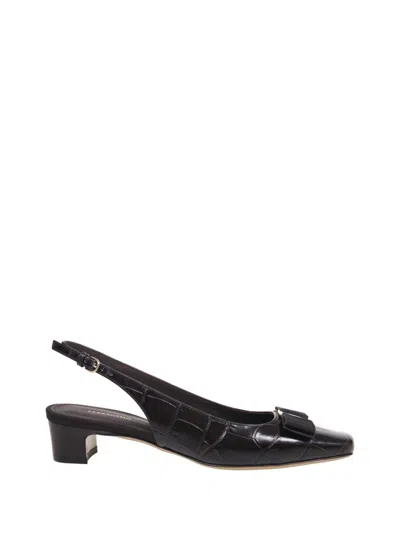 Ferragamo Rivada C Sling Pump In Black