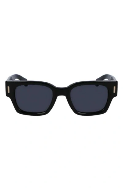 Ferragamo Rivets 52mm Square Sunglasses In Black