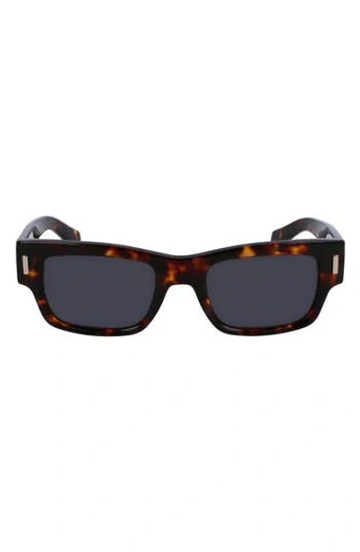FERRAGAMO FERRAGAMO RIVETS 53MM RECTANGULAR SUNGLASSES
