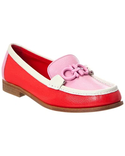 Ferragamo Rolo Leather Loafer In Multi