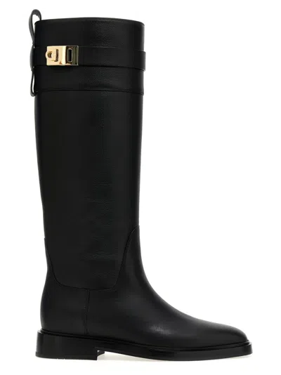 Ferragamo 'roly' Boots In Black