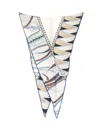 Ferragamo Geometric Pattern Silk Foulard In Multi