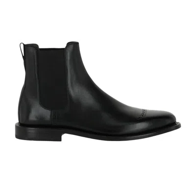 Pre-owned Ferragamo Romeo Chelsea Boot - Extra Wide Width 'black' | Men's Size 9