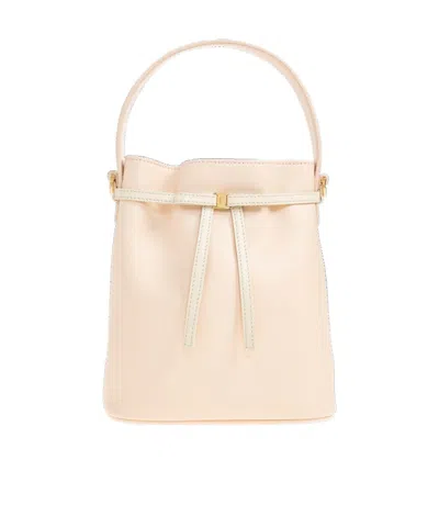 Ferragamo Rosa Top Handle Shoulder Bag In Neutral