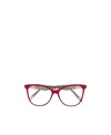 Ferragamo Round-frame Logo-plaque Glasses In Multicolor