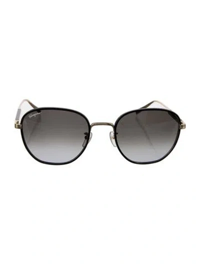 Pre-owned Ferragamo Round Gradient Sunglasses