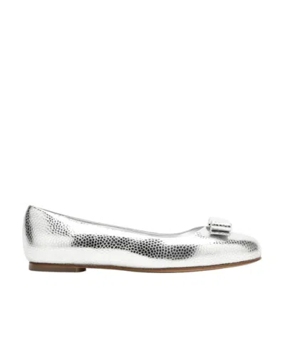 FERRAGAMO ROUND HEAD BALLET SHOES