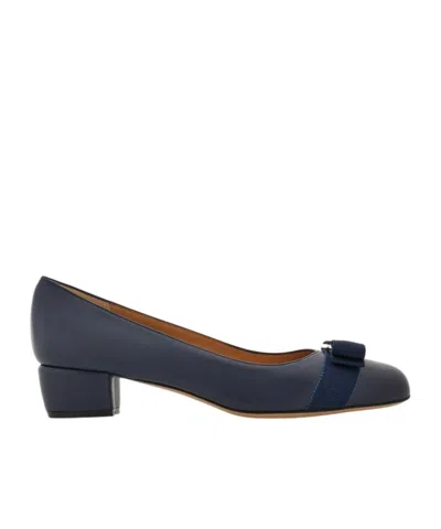 FERRAGAMO ROUND HEAD HIGH HEELS