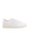 Ferragamo Round Head Low-cut Casual Shoes In White