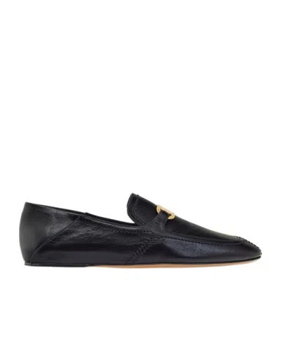 FERRAGAMO ELAINE LEATHER LOAFERS