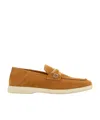 Ferragamo Gancini Mocassins Men In Brown