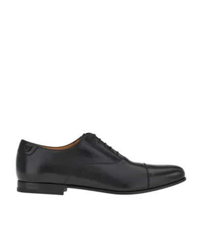 FERRAGAMO ROUND-HEADED OXFORDS