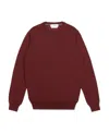 Ferragamo Round-neck Sweater In Red