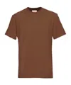 Ferragamo Round-necked T-shirt In Brown