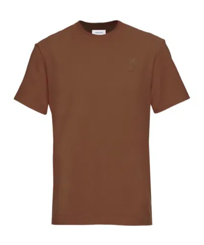 Ferragamo Round-necked T-shirt In Brown