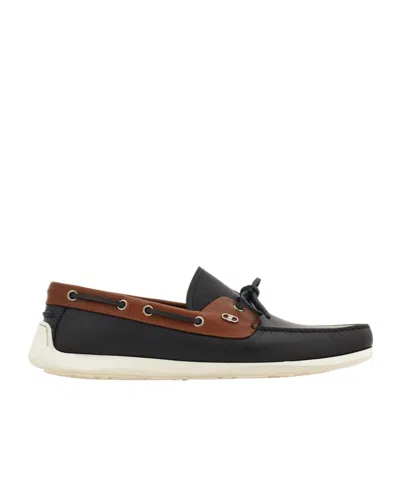 FERRAGAMO ROUND TOE LOAFERS