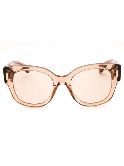 Ferragamo Round Women's Mini Sunglasses - Stylish And Sophisticated In Gold