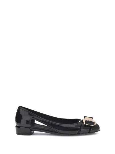 FERRAGAMO RUBBER BALLERINA