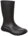 Ferragamo Man Boot Black Size 13.5 Rubber In Black