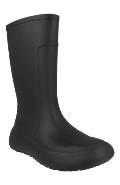 Ferragamo Rubber Rain Boot In Black