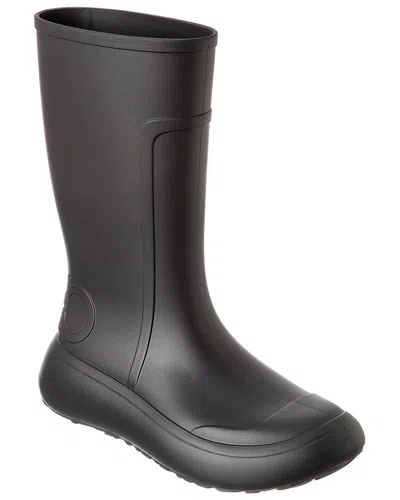 Ferragamo Gancini Logo Rain Boot In Black